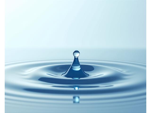 Abstract depiction of water being repelled from a treated surface, symbolizing waterproofing