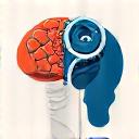 Specialized treatment icon with a brain symbol