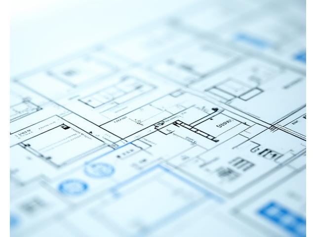 Architectural blueprint of a hospital wing with safety symbols overlaid, depicting precision and adherence to standards.