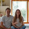 Happy growing family in their spacious new home addition